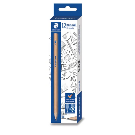 Staedtler Natural Pencils 2B Pk 12 - Modern Teaching Aids NZ