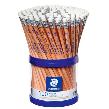 Staedtler Exam 2B Pencil Pack 100 - Modern Teaching Aids NZ