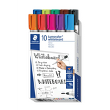Staedtler Lumocolor Whiteboard Markers Bullet Asst - Pack of 10 - Modern Teaching Aids NZ