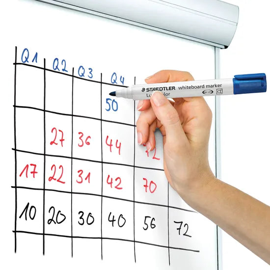 Staedtler Lumocolor Whiteboard Markers Bullet Blue - Pack of 10 - Modern Teaching Aids NZ