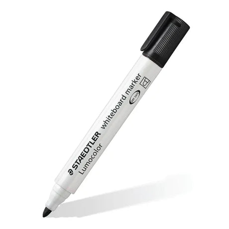 Staedtler Lumocolor Whiteboard Markers Bullet Black - Pack of 10 - Modern Teaching Aids NZ