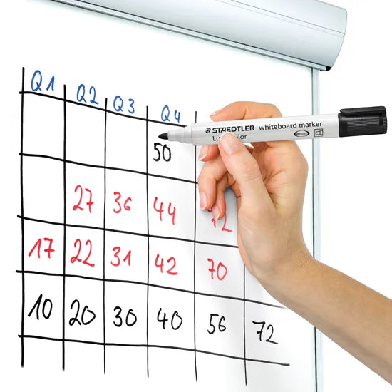 Staedtler Lumocolor Whiteboard Markers Bullet Black - Pack of 10 - Modern Teaching Aids NZ