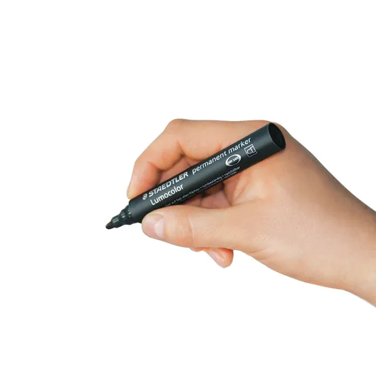 Staedtler Lumocolor Permanent Bullet Markers Black - Pack of 10 - Modern Teaching Aids NZ