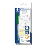 Staedtler 430 Stick Pen Medium Grn Pk 10 - Modern Teaching Aids NZ