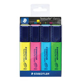 Staedtler Textsurfer Classic Highlighters Assorted - Pack of 4