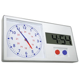 Dual Time Clock - Analogue & Digital - Modern Teaching Aids NZ