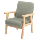 Stockholm Spaces - Children's Armchair - Green Faux Leather - 31 cm Seat Height - Modern Teaching Aids NZ