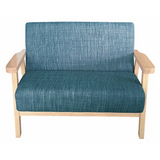 Stockholm Spaces - Childrens Double Sofa - Blue - 31 cm Seat Height - Modern Teaching Aids NZ