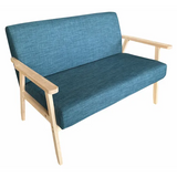Stockholm Spaces - Childrens Double Sofa - Blue - 31 cm Seat Height - Modern Teaching Aids NZ