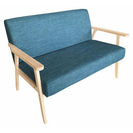 Stockholm Spaces - Childrens Double Sofa - Blue - 31 cm Seat Height - Modern Teaching Aids NZ