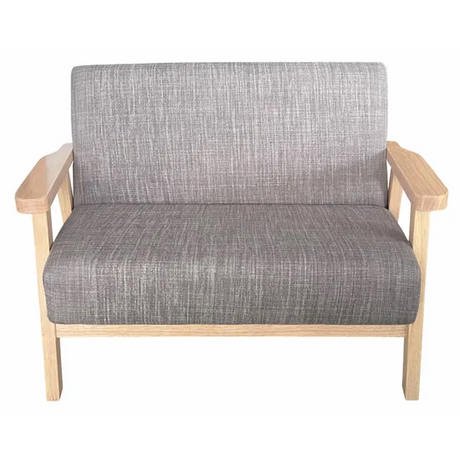 Stockholm Spaces - Childrens Double Sofa - Grey - 31 cm Seat Height - Modern Teaching Aids NZ