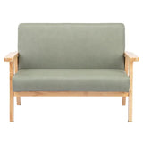 Stockholm Spaces - Children's Sofa - Green Faux Leather - 31 cm Seat Height - Modern Teaching Aids NZ