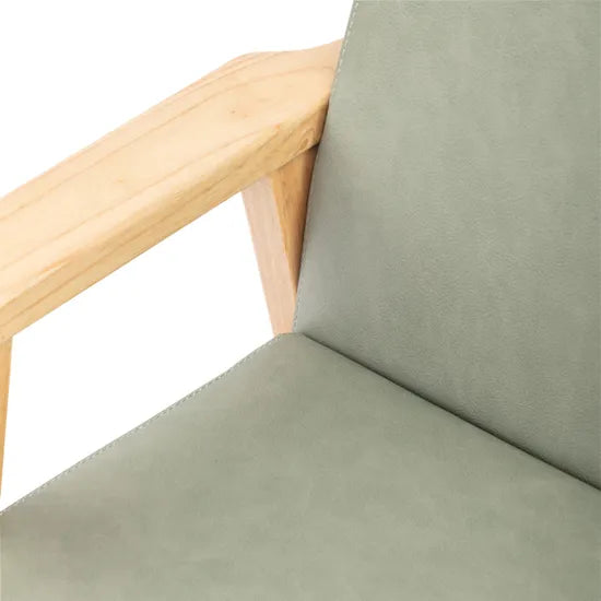 Stockholm Spaces - Children's Sofa - Green Faux Leather - 31 cm Seat Height - Modern Teaching Aids NZ