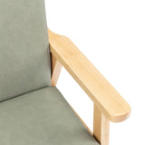 Stockholm Spaces - Children's Sofa - Green Faux Leather - 31 cm Seat Height - Modern Teaching Aids NZ