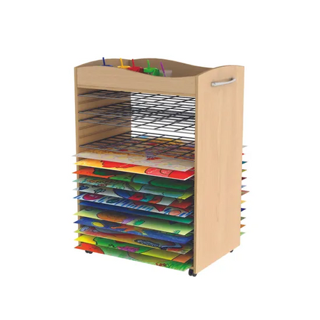Stockholm Mobile 20 Shelf Drying Rack - Modern Teaching Aids NZ