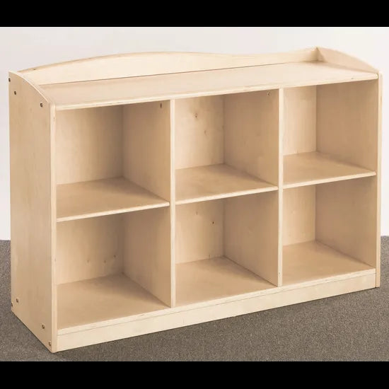 Stockholm 6 Compartment Shelf - 6 Large - Modern Teaching Aids NZ
