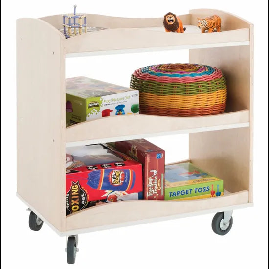 Stockholm Multi Purpose Trolley Birch Plywood - Modern Teaching Aids NZ