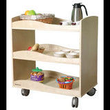 Stockholm Multi Purpose Trolley Birch Plywood - Modern Teaching Aids NZ