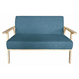 Stockholm Spaces - Adult Double Sofa - Blue - Modern Teaching Aids NZ
