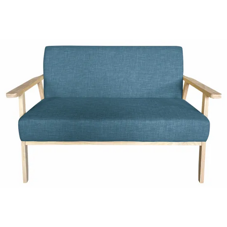 Stockholm Spaces - Adult Double Sofa - Blue - Modern Teaching Aids NZ