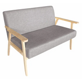 Stockholm Spaces - Adult Double Sofa - Grey - Modern Teaching Aids NZ