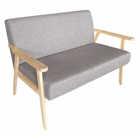Stockholm Spaces - Adult Double Sofa - Grey - Modern Teaching Aids NZ