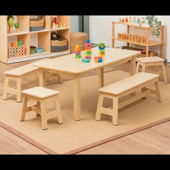 Stockholm Spaces - Wooden Stool - Modern Teaching Aids NZ