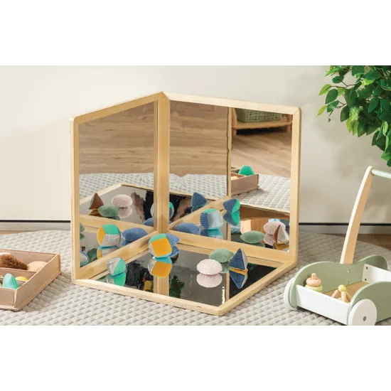 Stockholm 3-sided  Baby Corner Mirror - Modern Teaching Aids NZ