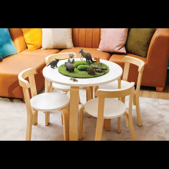 Stockholm Round Home Corner Table & Chair Set - Modern Teaching Aids NZ