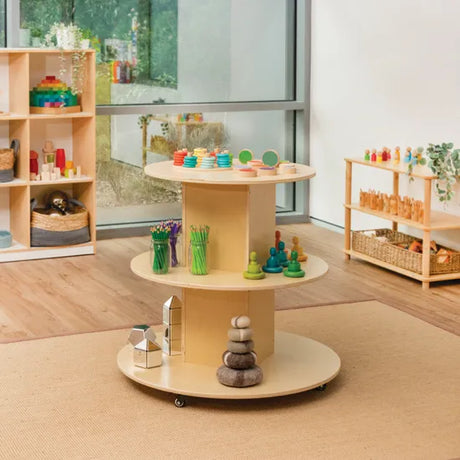 Stockholm - Round Display Stand - Modern Teaching Aids NZ