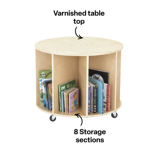 Stockholm - Round Book Shelving - Modern Teaching Aids NZ