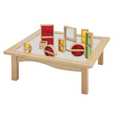 Stockholm Mirrored Exploratory Low Table 75cm - Modern Teaching Aids NZ