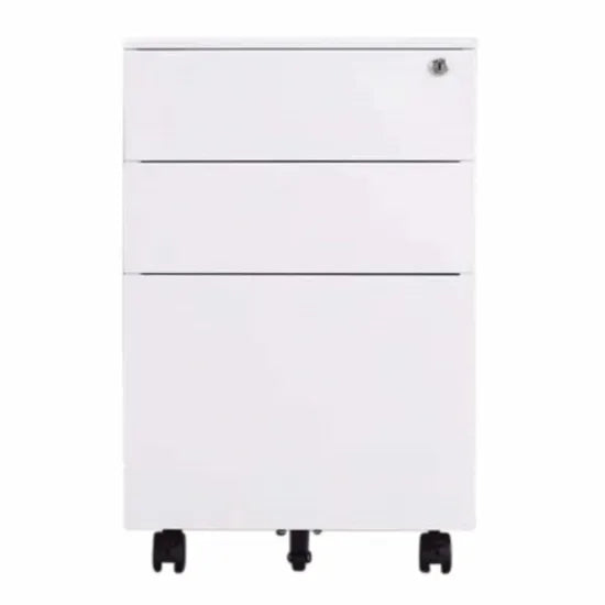 Ergerite Mobile Filing Pedestal - White