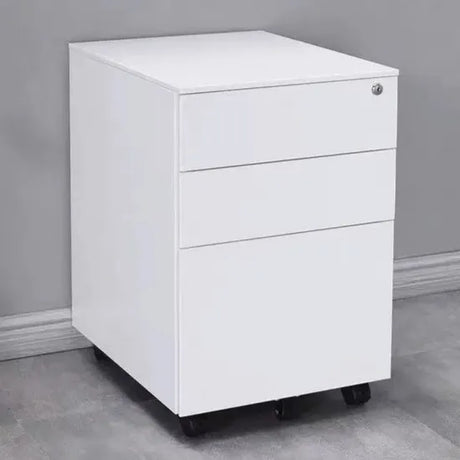 Ergerite Mobile Filing Pedestal - White