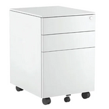 Ergerite Mobile Filing Pedestal - White