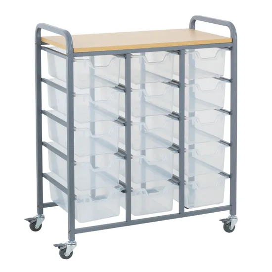 Ergerite - Triple Storage Unit & Tubs - Modern Teaching Aids NZ