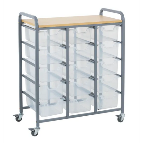 Ergerite - Triple Storage Unit & Tubs - Modern Teaching Aids NZ