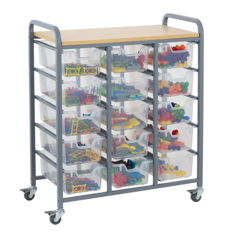 Ergerite - Triple Storage Unit & Tubs - Modern Teaching Aids NZ