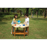 MTA Spaces - Hex Tray & Wooden Stand - Sand - Modern Teaching Aids NZ