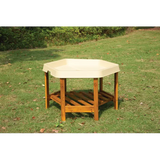 MTA Spaces - Hex Tray & Wooden Stand - Sand - Modern Teaching Aids NZ