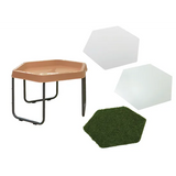 MTA Spaces - Hex Tray, Stand & Play Mats - Sand - Modern Teaching Aids NZ