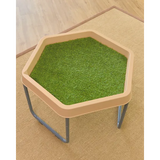 MTA Spaces - Hex Tray, Stand & Play Mats - Sand - Modern Teaching Aids NZ
