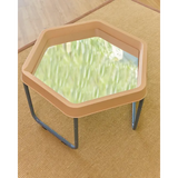 MTA Spaces - Hex Tray, Stand & Play Mats - Sand - Modern Teaching Aids NZ