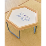 MTA Spaces - Hex Tray, Stand & Play Mats - Sand - Modern Teaching Aids NZ