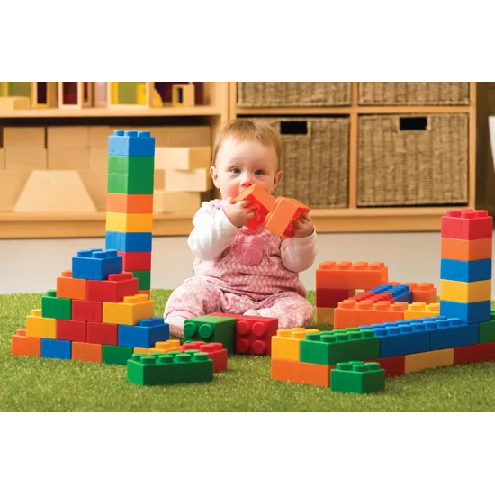 Large Soft Blocks Construction Set - 60 pieces - Modern Teaching Aids NZ