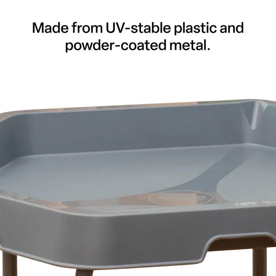 MTA Spaces - Hex Tray & Stand - Charcoal - Modern Teaching Aids NZ