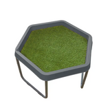 MTA Spaces - Hex Tray Stand & Mats - Charcoal - Modern Teaching Aids NZ
