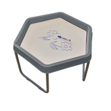 MTA Spaces - Hex Tray Stand & Mats - Charcoal - Modern Teaching Aids NZ