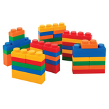 Small Soft Blocks Construction Set - 60 pieces - Modern Teaching Aids NZ