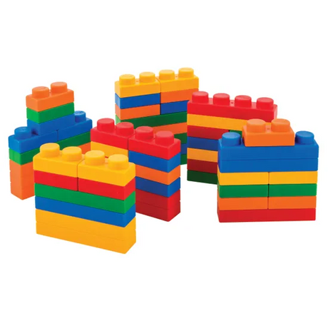 Small Soft Blocks Construction Set - 60 pieces - Modern Teaching Aids NZ